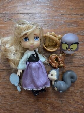 Disney Sleeping Beauty Animators Collection Doll and Woodland Pet Figures